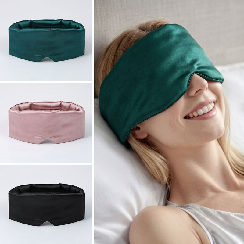 Eye Mask Heated - Sleep Eye Mask Sleep Ice Silk