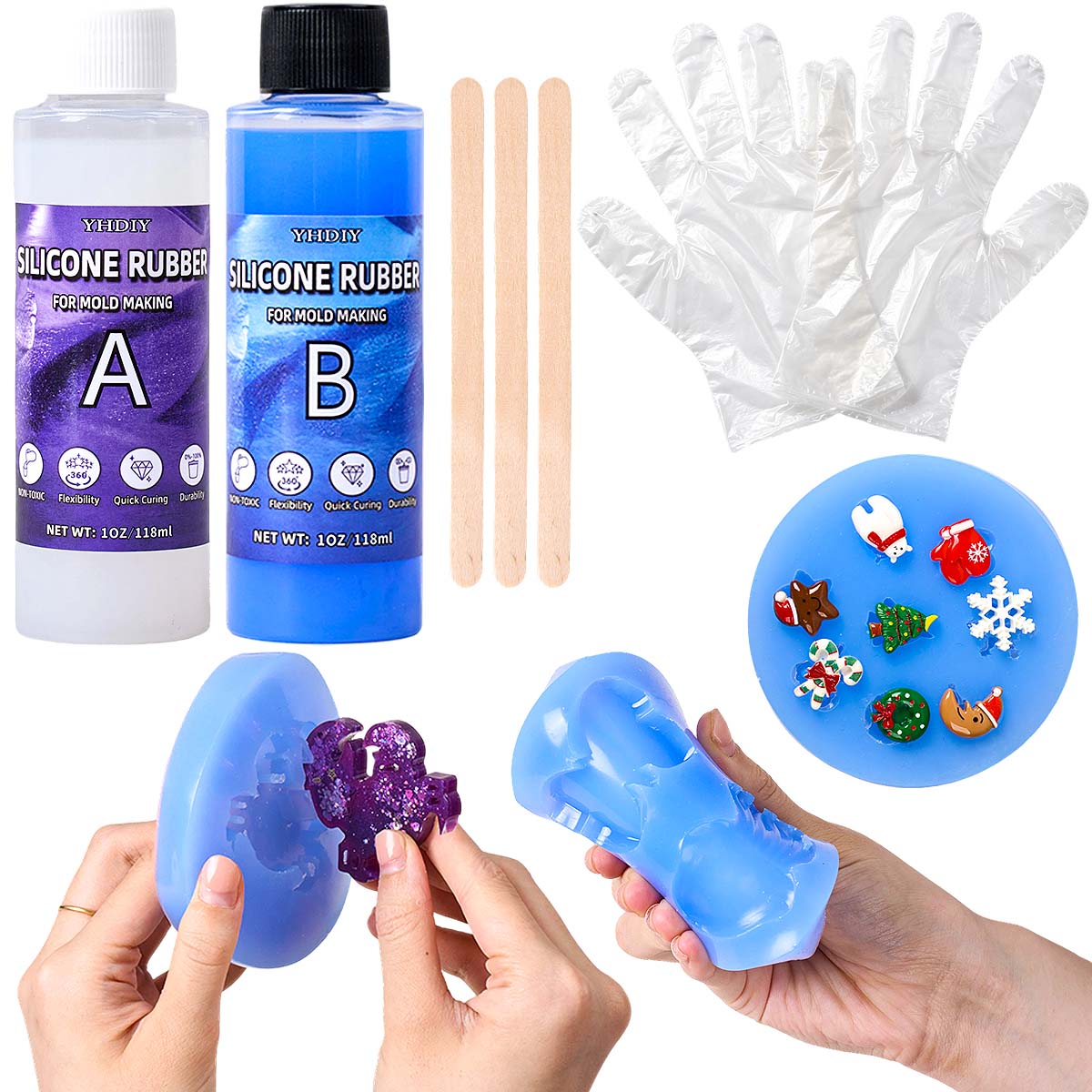 118ml/296ml Silicone Mold Maki - Waxing Kit Home incelemesi ve fiyatı