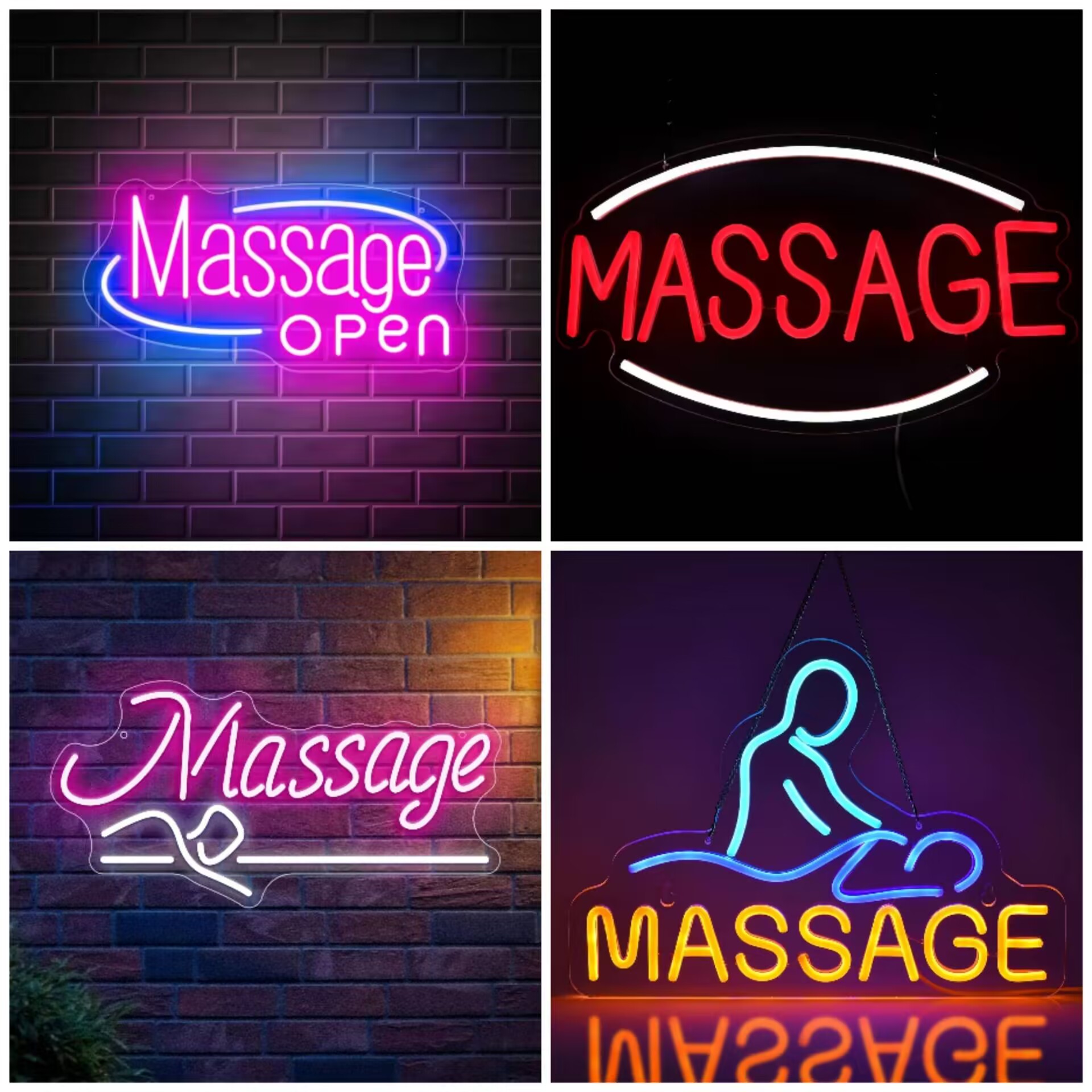 Massage Spa Open LED Neon Sign - Wellness Spa And Salon incelemesi ve fiyatı