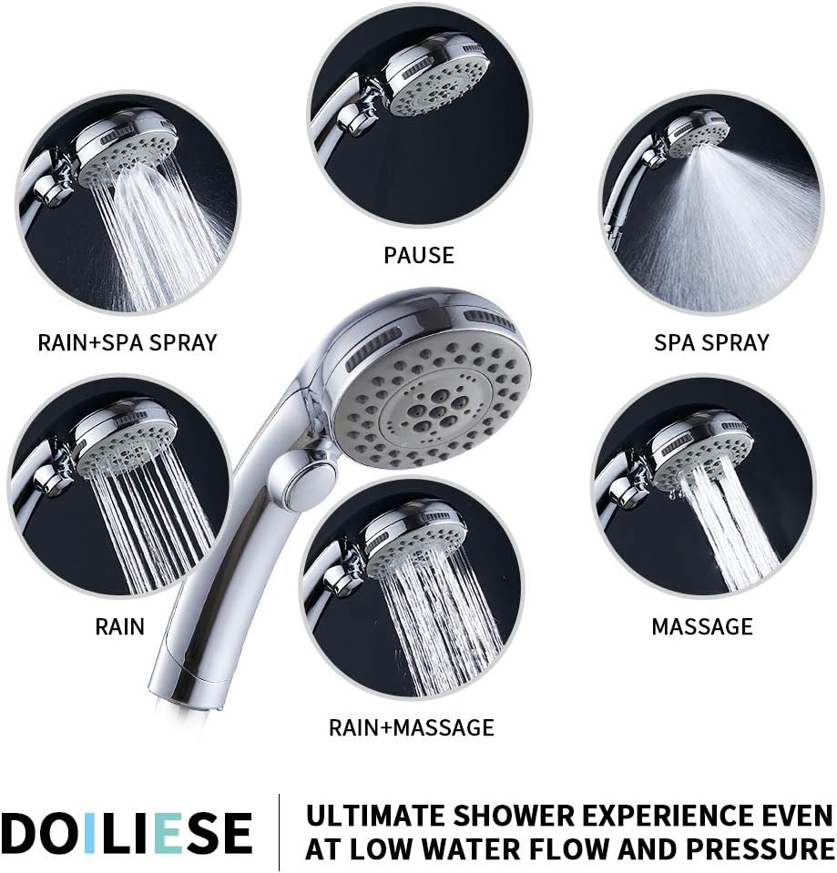 High Pressure Shower Head with - Spa & Wellness Joule incelemesi ve fiyatı