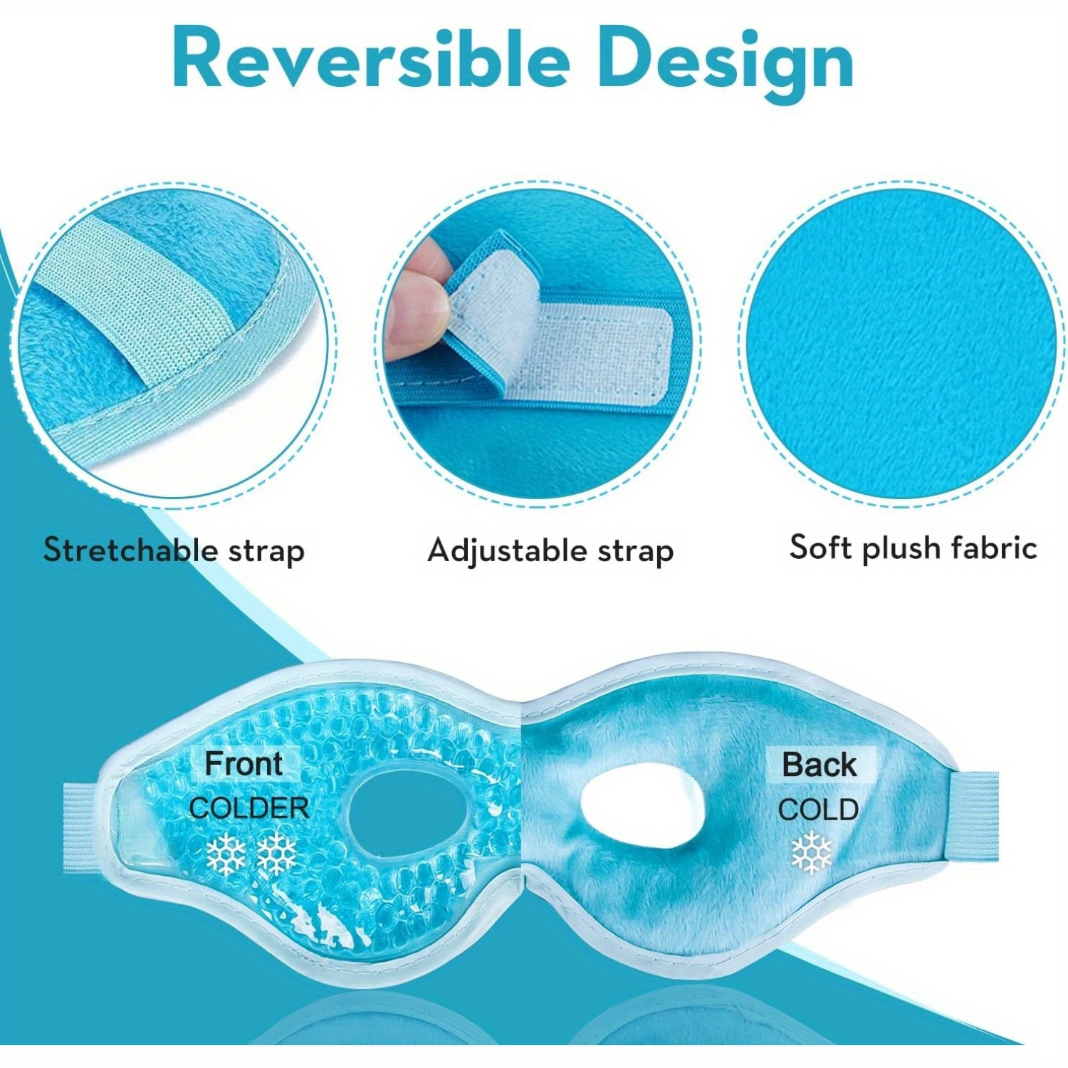 2Pcs/Set Gel Eye Mask Cooling  - Eye Mask Heated incelemesi ve fiyatı