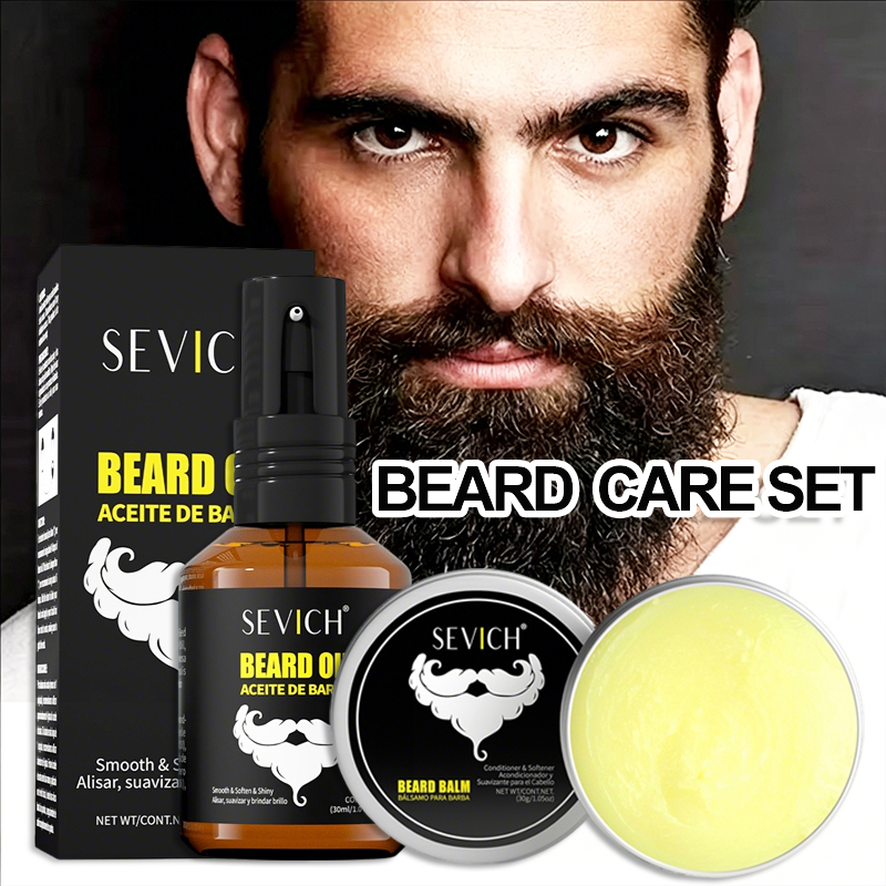 Men Beard Oil Kit Beard Moistu - Waxing Kit Home incelemesi ve fiyatı