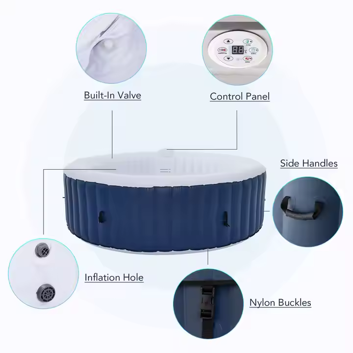 Outdoor Use 6 Person Round Inf - Spa & Wellness Joule incelemesi ve fiyatı