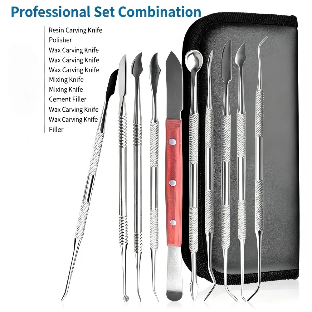 10Pcs Dental Carving And Filli - Waxing Kit Home incelemesi ve fiyatı