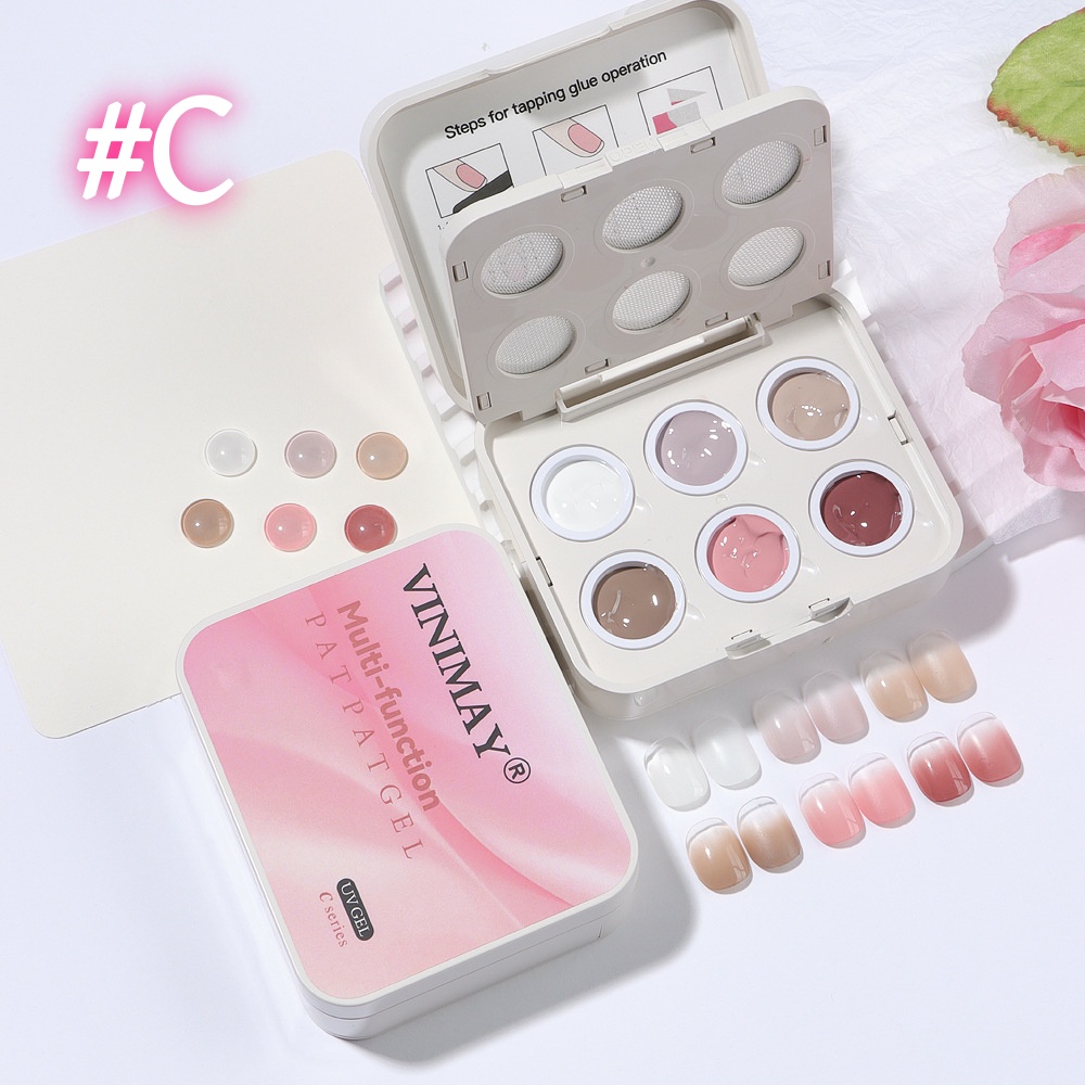 New 6 Color Cushion Nail Art S - Waxing Kit Home incelemesi ve fiyatı