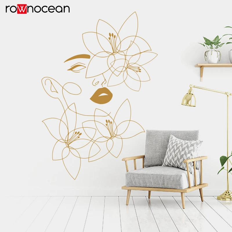 One Line Wall Decals Beauty Wa - Wellness Spa And Salon incelemesi ve fiyatı