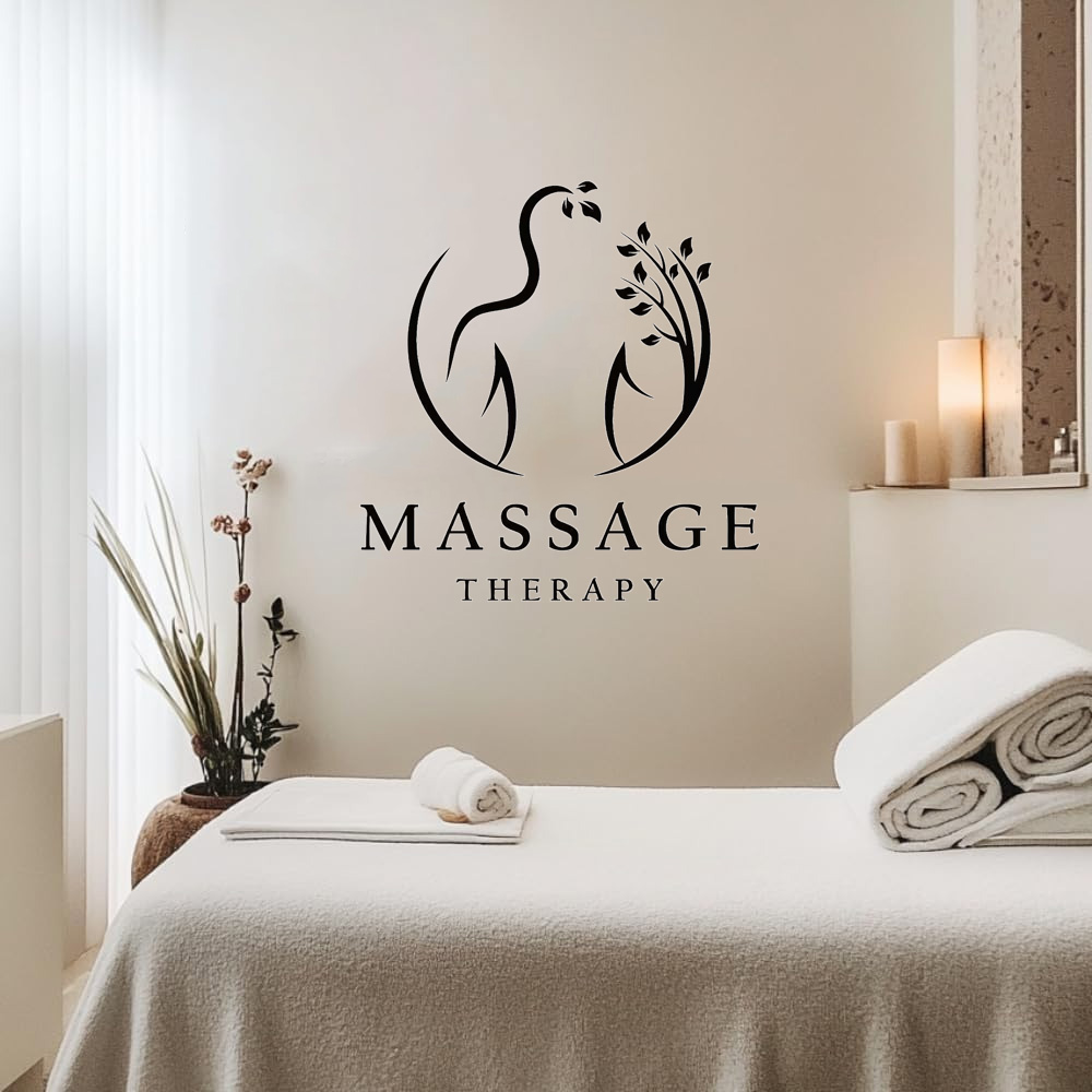Massage Therapy Vinyl Wall Dec - Wellness Spa And Salon incelemesi ve fiyatı