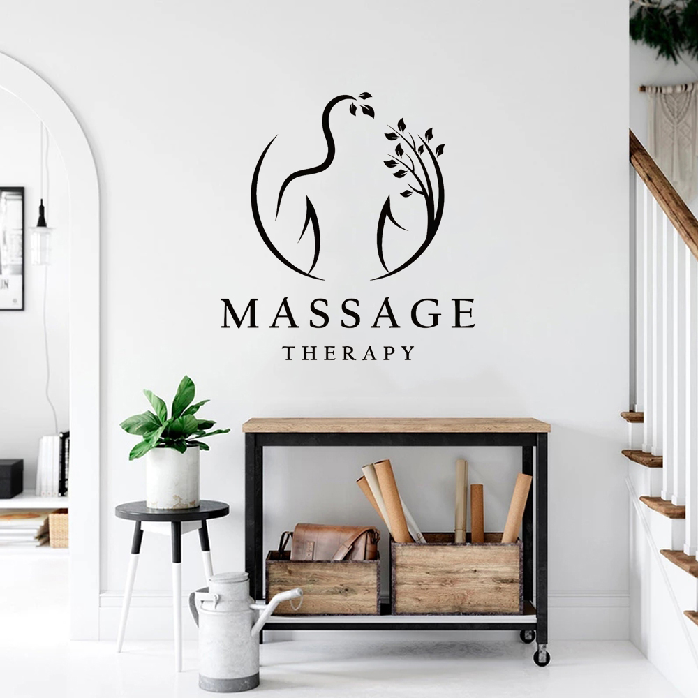 Massage Therapy Vinyl Wall Dec - Wellness Spa And Salon incelemesi ve fiyatı