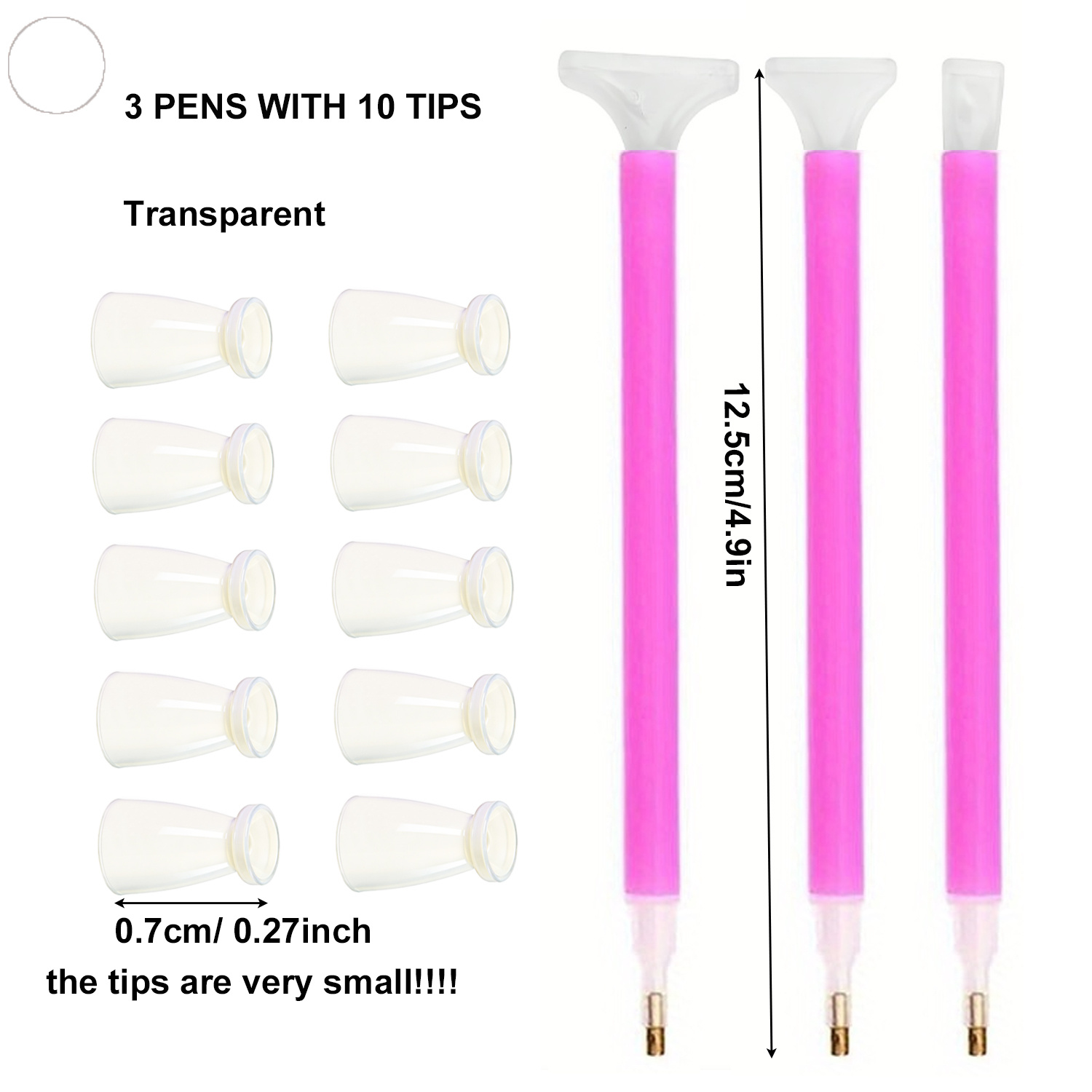 10 Silicone Tips & 3 Pens Diam - Waxing Kit Home incelemesi ve fiyatı