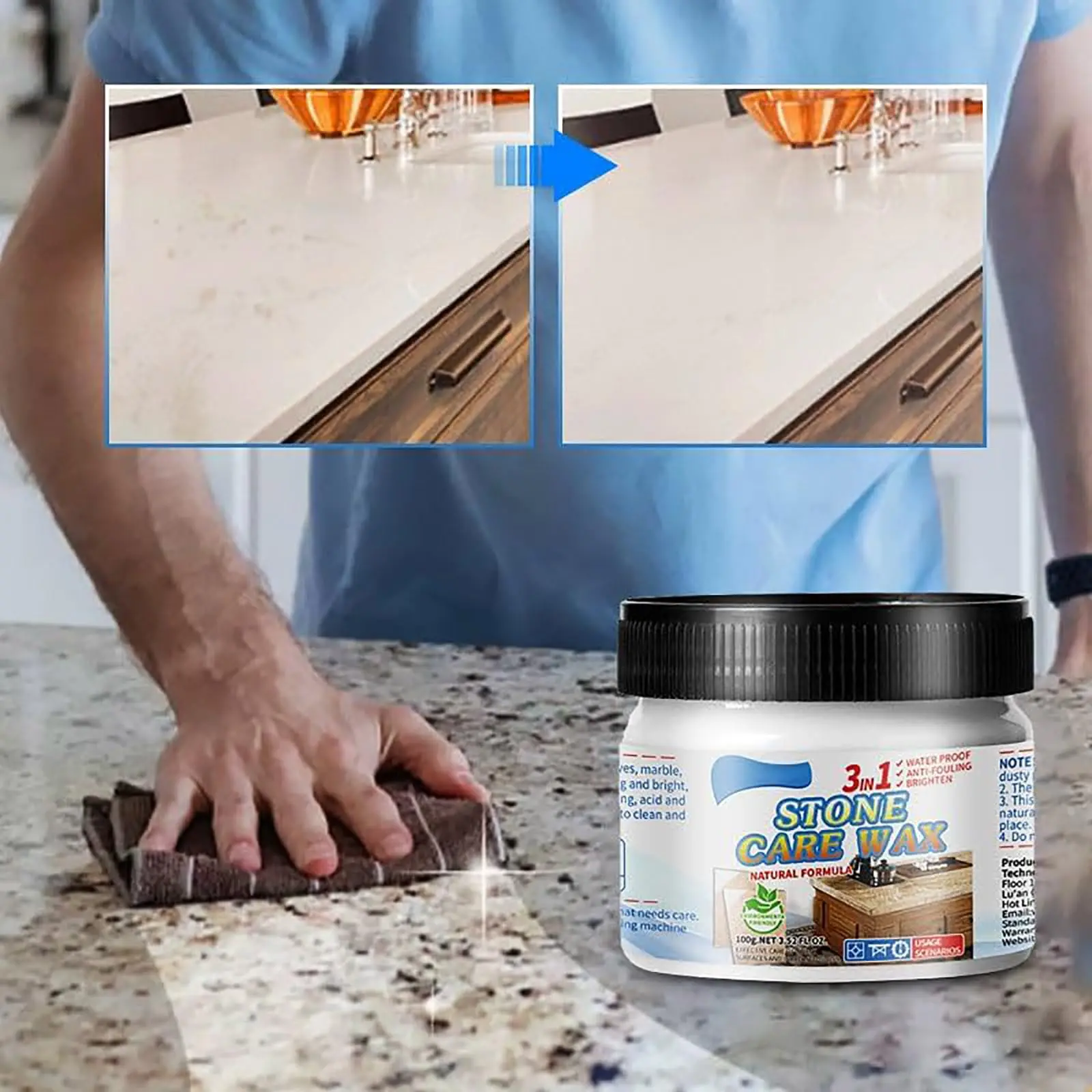 Marble Floor Polishing Kit Pow - Waxing Kit Home incelemesi ve fiyatı
