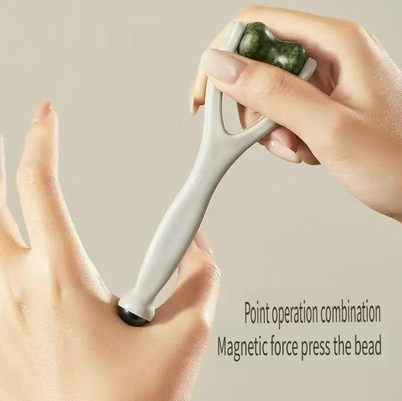 1pc Natural Jade Finger Massag - Spa Wellness In incelemesi ve fiyatı