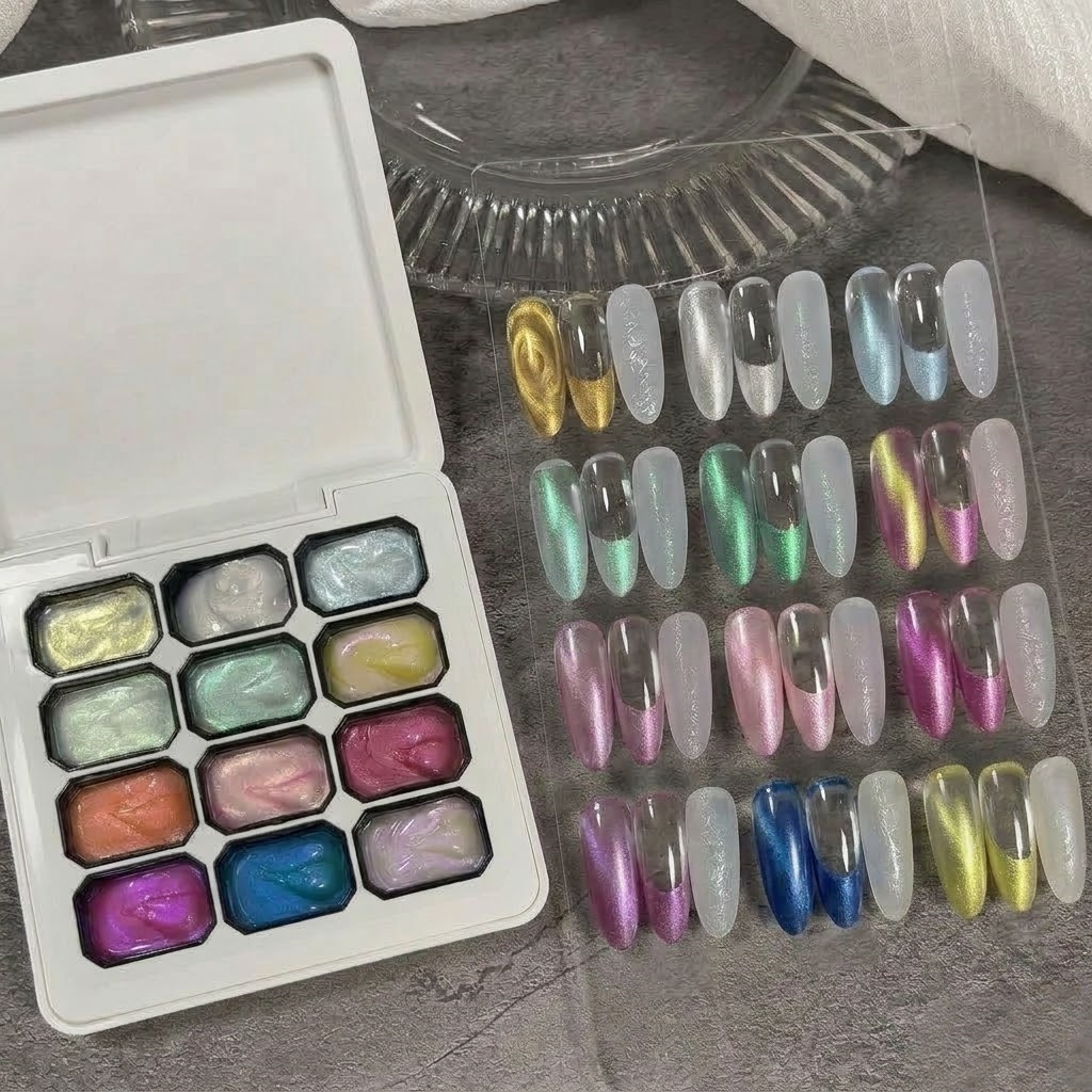 12-Grid Dreamy Texture Gel Nai - Waxing Kit Home incelemesi ve fiyatı