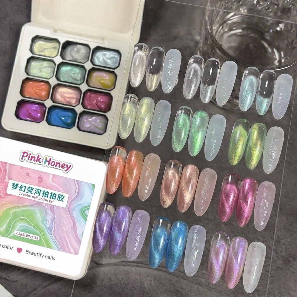 12-Grid Dreamy Texture Gel Nai - Waxing Kit Home incelemesi ve fiyatı