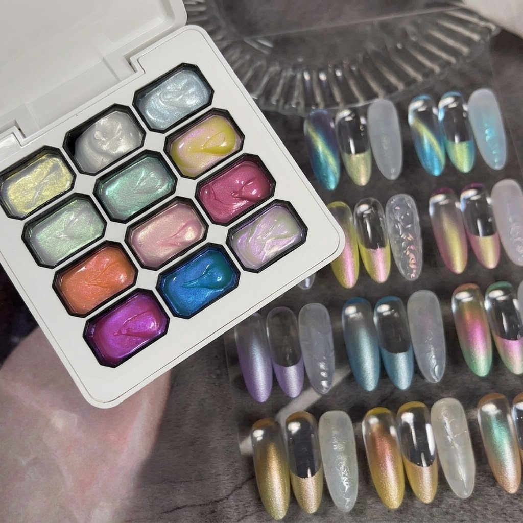 12-Grid Dreamy Texture Gel Nai - Waxing Kit Home incelemesi ve fiyatı