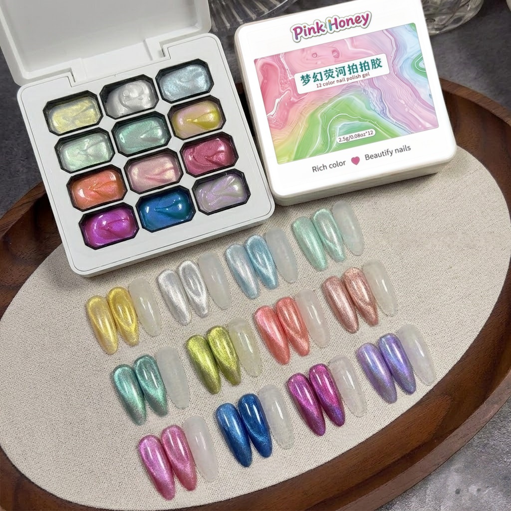 12-Grid Dreamy Texture Gel Nai - Waxing Kit Home incelemesi ve fiyatı