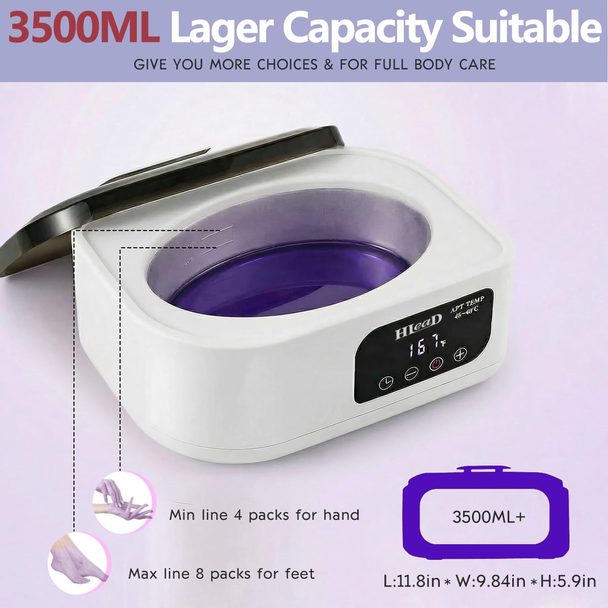 Paraffin Wax Machine for Hand  - Waxing Kit Home incelemesi ve fiyatı