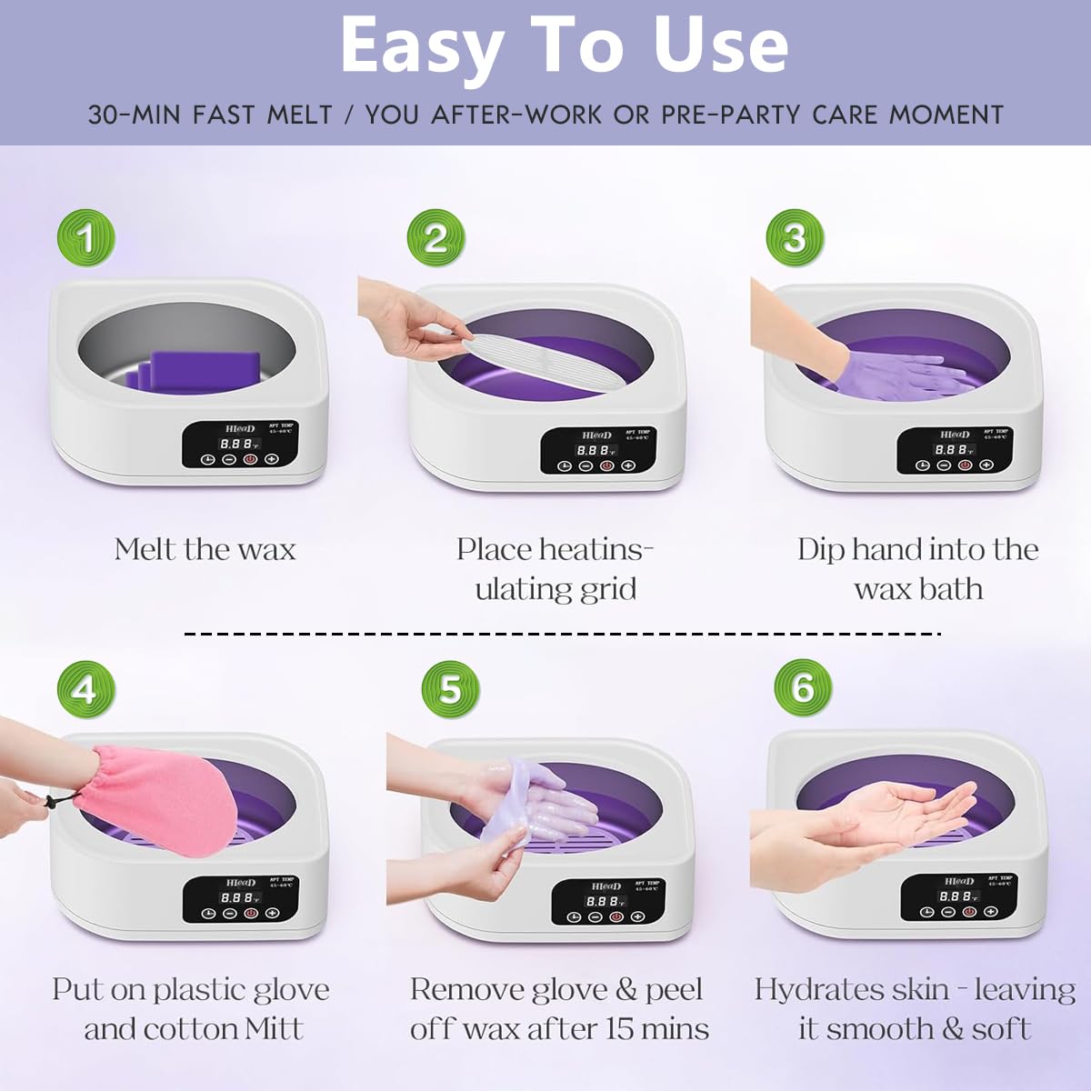 Paraffin Wax Machine for Hand  - Waxing Kit Home incelemesi ve fiyatı
